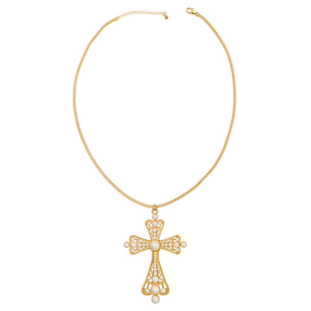 PEARL BAROQUE JX/G NECKLACE