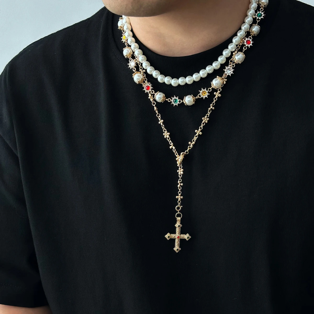 SAINT ROSARY SET GN/X